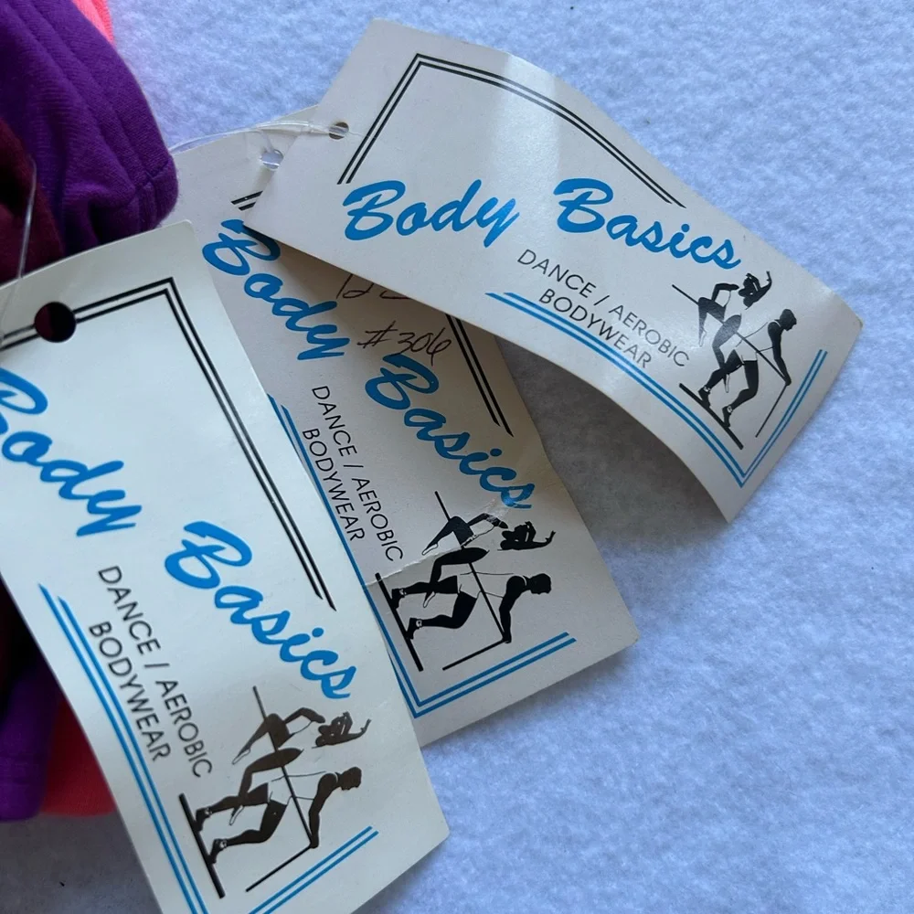 Vintage dance aerobics sports bras
